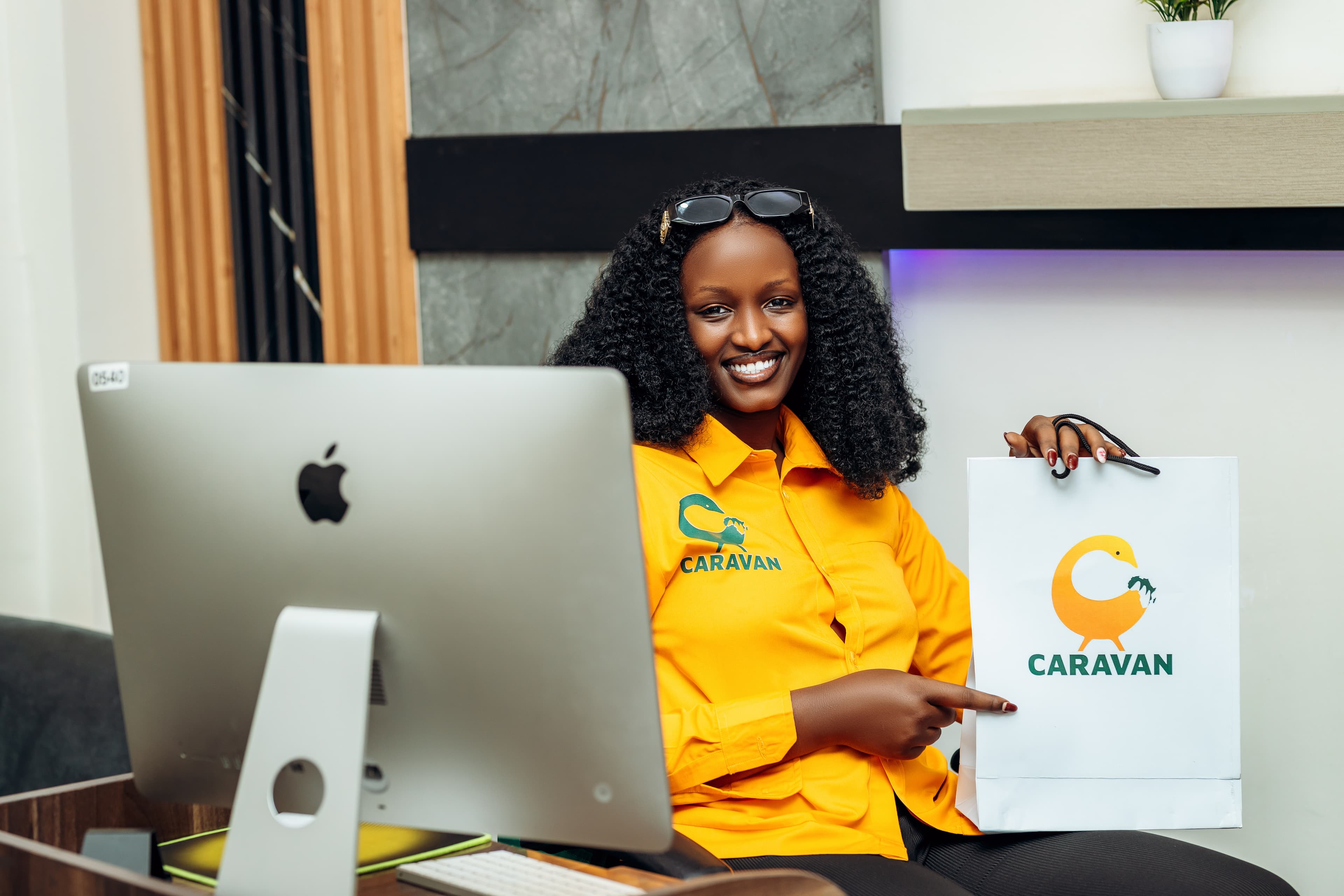 African Professional at Work - Digital Trade